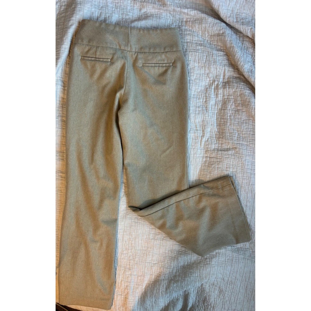 Banana Republic Harrison Tan Wool Blend Stretch Wide Leg Trousers Pants 4 362333